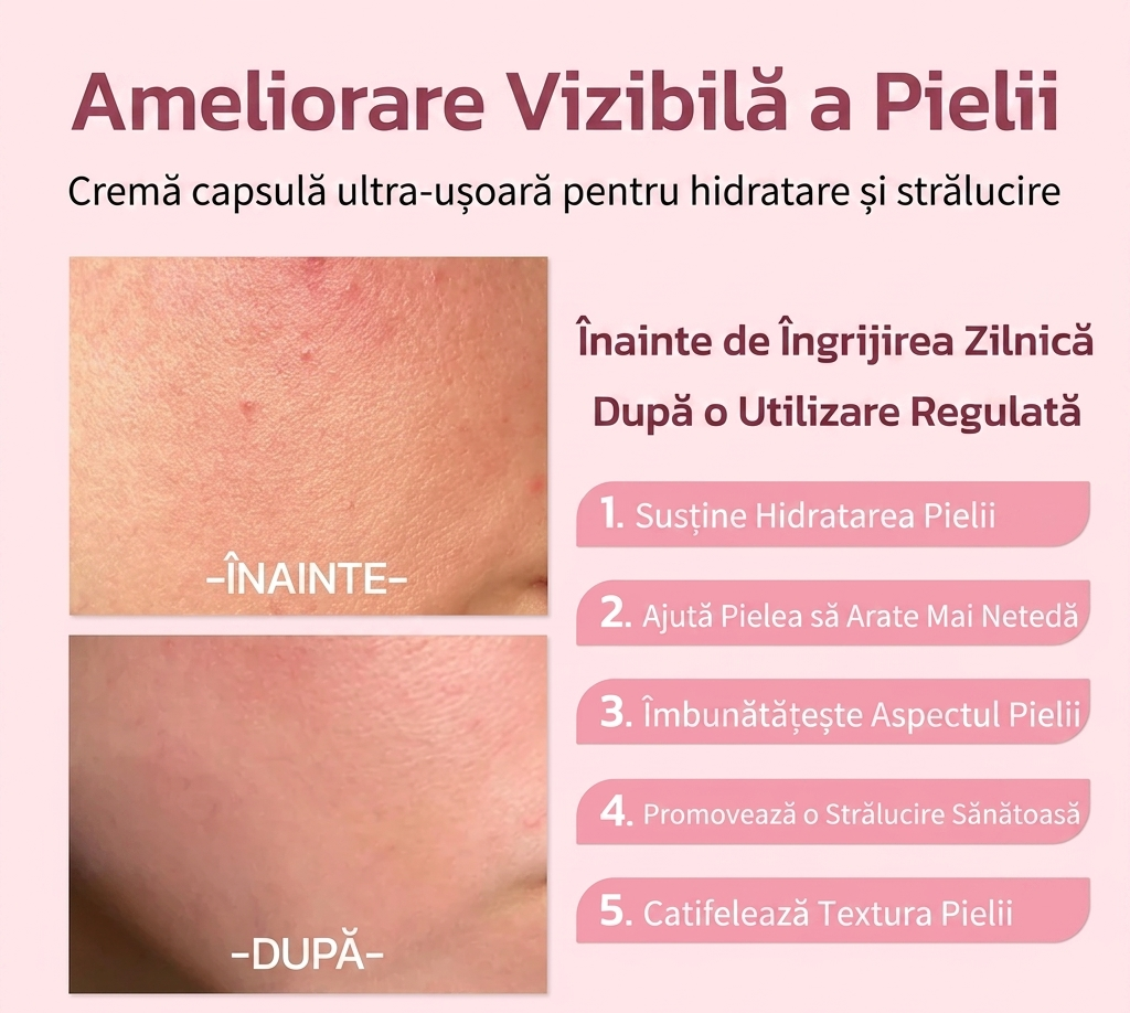 PDRN Pink Collagen - cremă facială regeneratoare cu Niacinamide